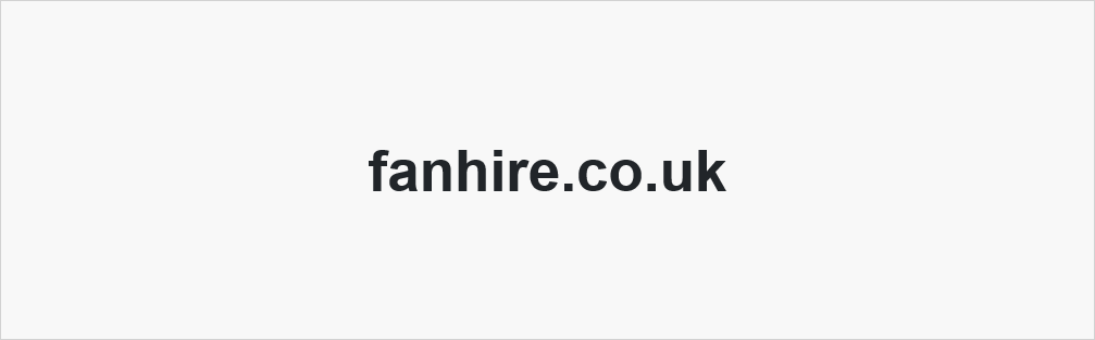 fanhire.co.uk